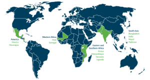 Figure 1: Countries Participating in ELANA