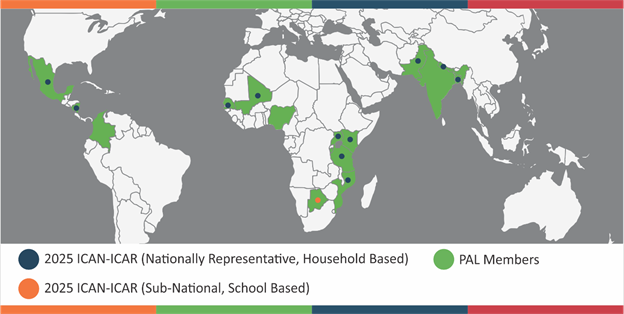 2025 ICAN-ICAR Participant Countries